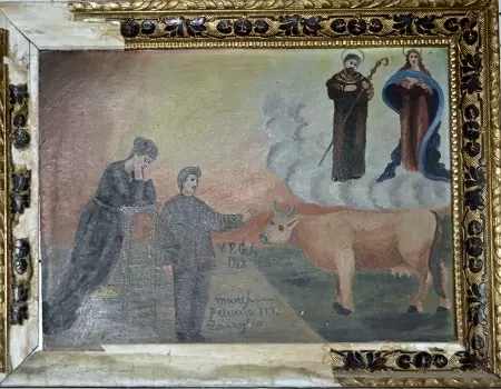 Ex voto bestiame nel Santuario di San Magno a Castelmagno
