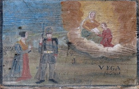 Ex voto guerra nel Santuario Sant'Anna di Vinadio