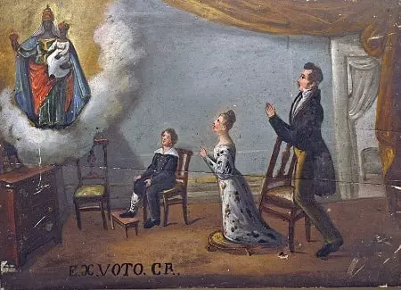 Ex voto migranti nel Santuario Madonna di Loreto-groscavallo