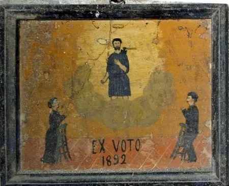 Ex voto oranti nella Chiesa di San Genesio a Castagneto Po