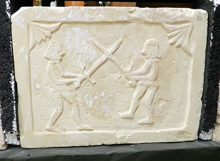 Antico ex-voto nella cripta di sant'Agata a Rabat