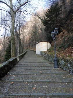 salita al Sacro Monte di Varallo