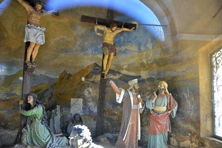 cappella della crocifissione al Sacro Monte di Belmonte