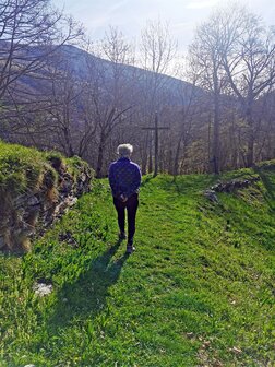 Croce sul sentiero dell’ostia