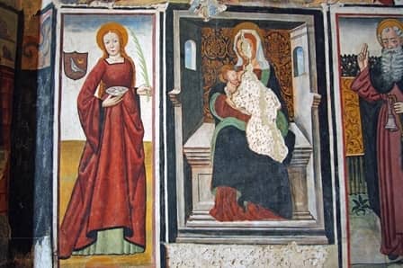 Sacra di San Michele - Affresco