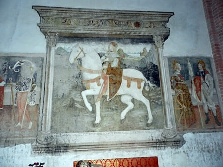 Abbazia dei Santi Nazario e Celso a San Nazzaro Sesia - Affresco