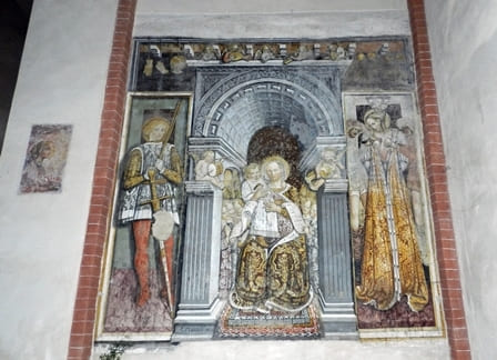 Abbazia dei Santi Nazario e Celso a San Nazzaro Sesia - Affresco