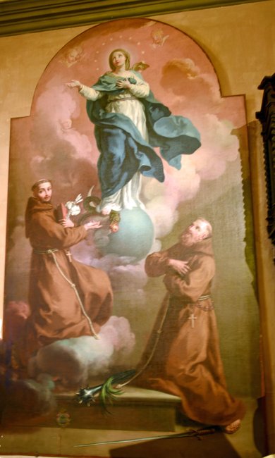 Acceglio, veduta dell’ex convento dei frati Cappuccini