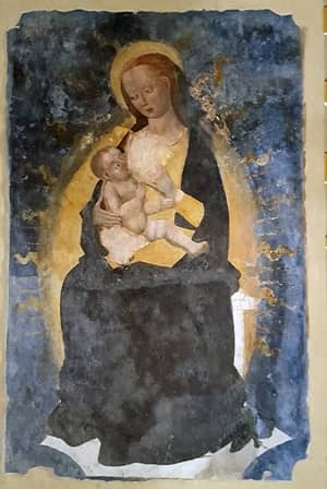 Madonna del latte a San Maurizio di Pinerolo