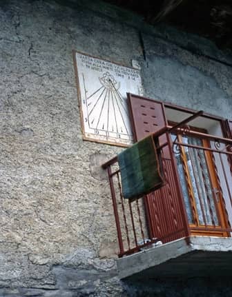 Meridiana a Celle di Bellino in Val Varaita