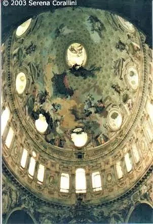 Interno cupola Santuario di Vicoforte