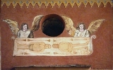 affresco Sindone Barge Fraz. San Pietro