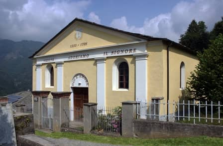 Il tempio valdese di San Lorenzo di Angrogna
