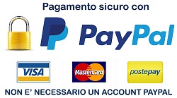 Logo pagamento sicuro con PayPal